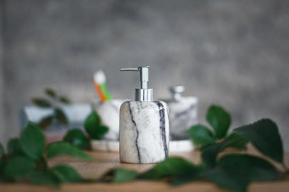 Valeria 5-Piece Marble Bathroom Set